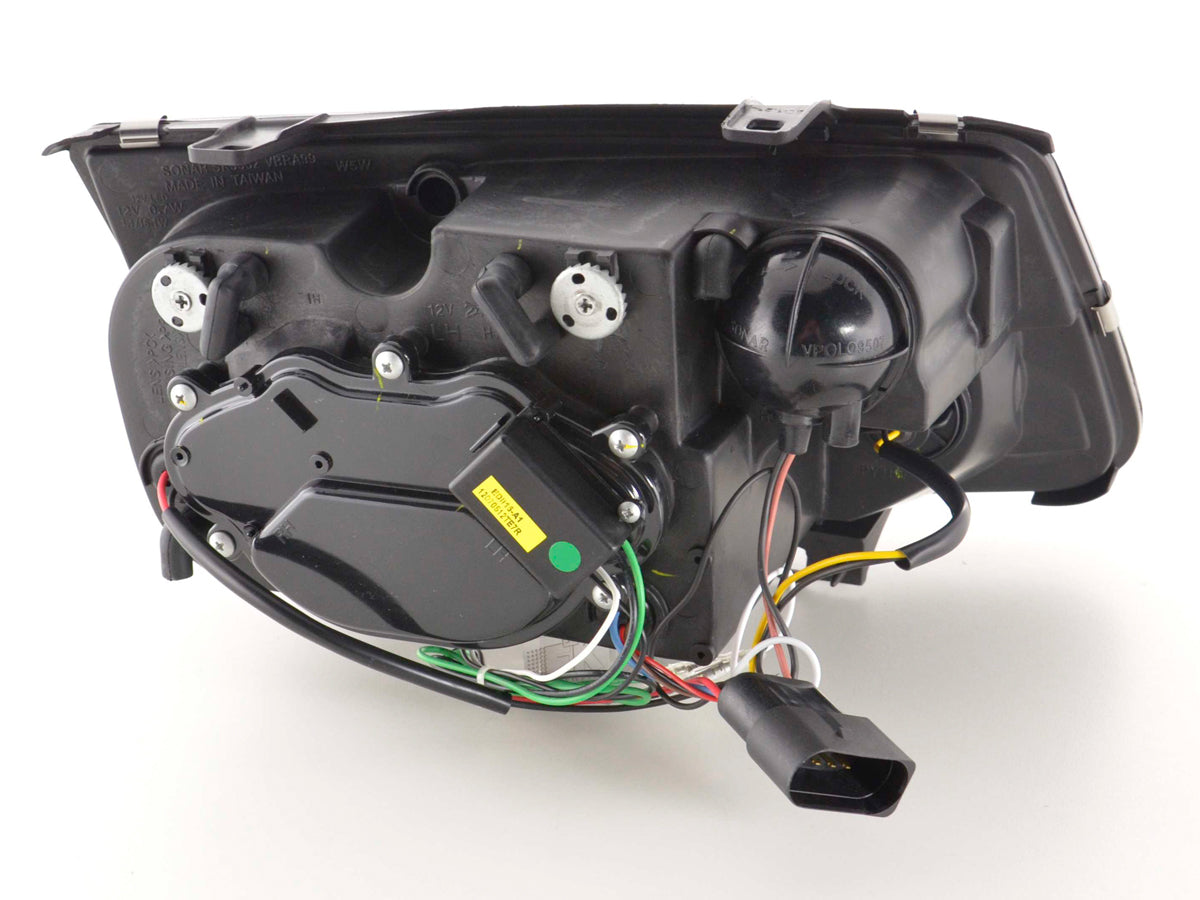 Scheinwerfer Set Daylight LED TFL-Optik VW Bora Typ 1J 99-04 chrom Scheinwerfer Set Daylight LED TFL-Optik VW Bora Typ 1J 99-04 chrom